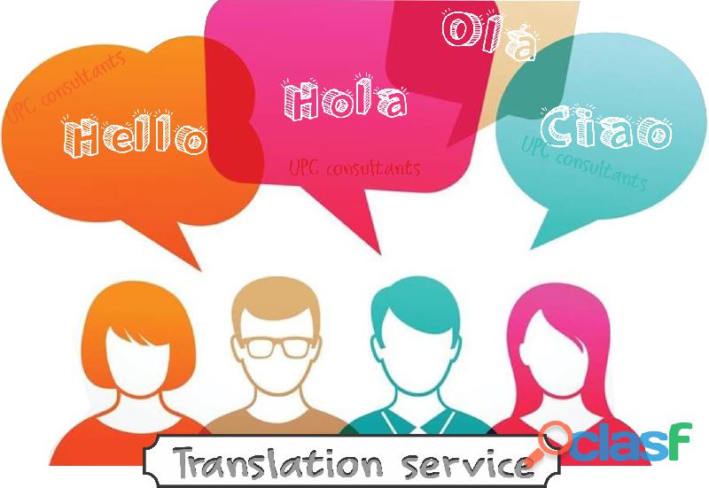 Servicio de traducción en 8 idiomas, Certificadas