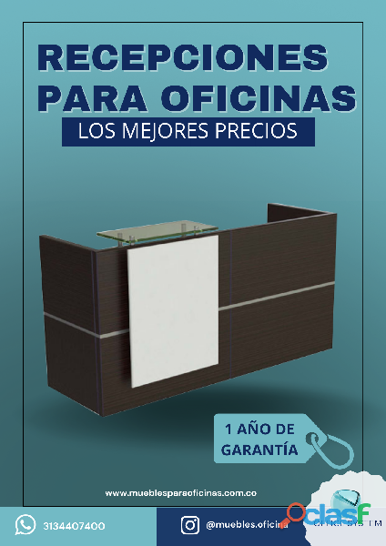 Recepciones para oficinas