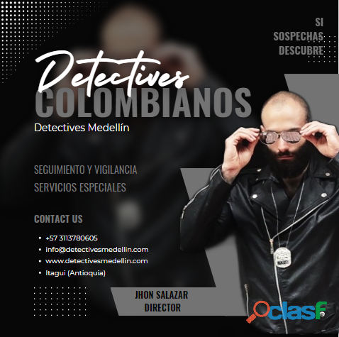 INVESTIGADORES Y DETECTIVES EN COLOMBIA