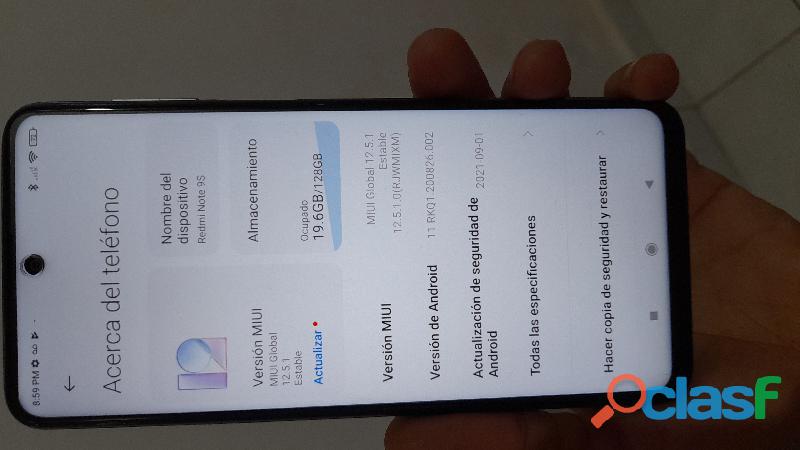 Redmi note 9s a la venta