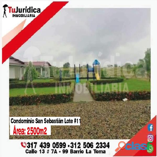 VENDE LOTE #11 CAMPESTRE PALERMO HUILA CONDOMINIO SAN