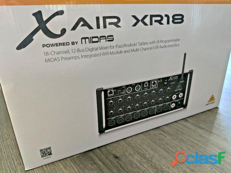 Behringer X Air XR18 18 channel 12 Bus Digital Mixer for