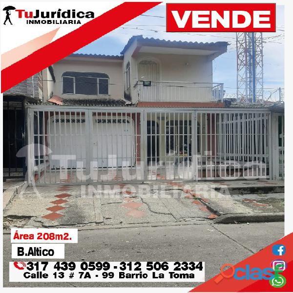 SE VENDE HERMOSA CASA EN NEIVA BARRIO ALTICO