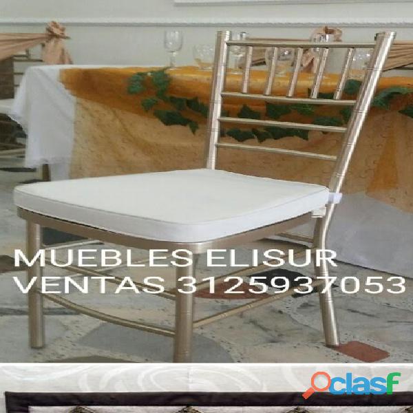 Muebles Elisur _sillas y mesas para eventos y hogar