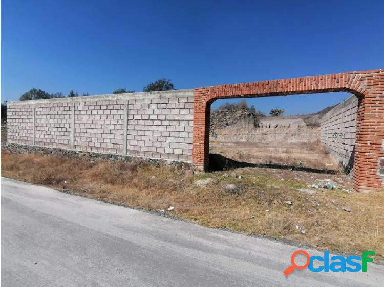 Venta de Terreno en San Martin de las Piramides