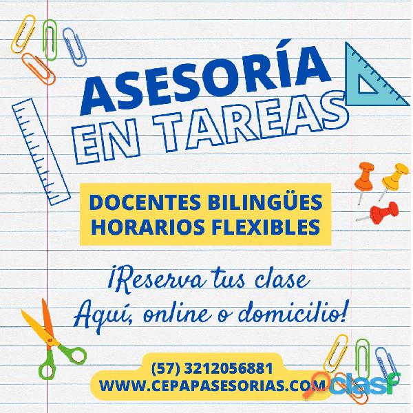 CLASES ASESORIOA DE TAREAS