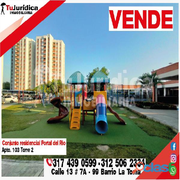 SE VENDE BELLO APTO. P1 #103 TORRE 2 CONJUNTO PORTAL DEL RIO