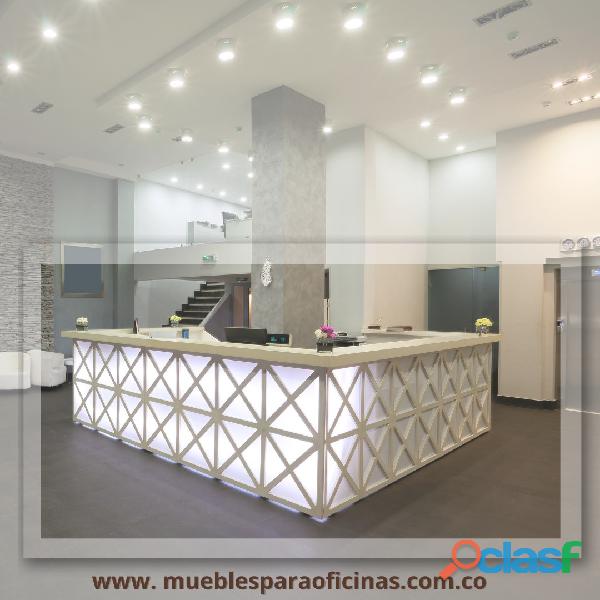 recepciones modernas para oficinas