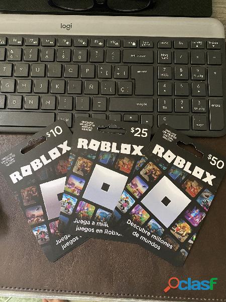 Tarjetas Regalo Gift Card Roblox Robux Premium