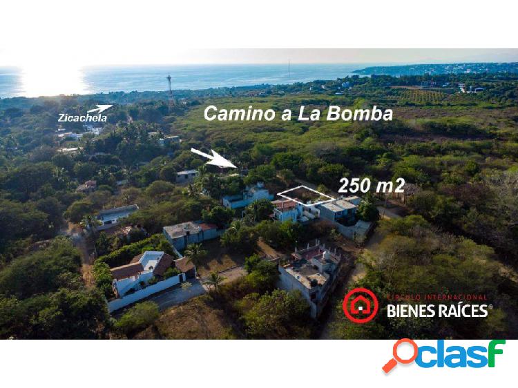 Venta de terreno excelente en la bomba frente a la punta