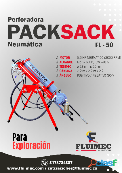 PERFORADORA PACKSACK FL 50