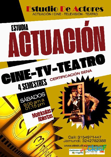 APRENDE ACTUACION PARA CINE TV Y TEATRO MUSICAL