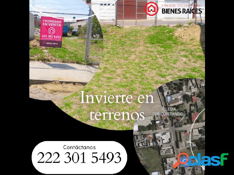 Venta de terreno en Tlaxcala capital, excelente ubicación