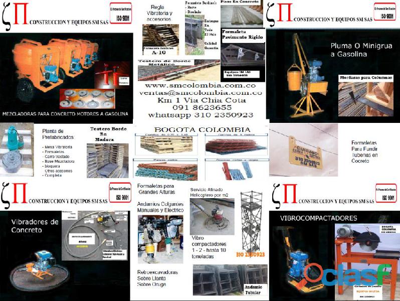 Quibdo Formaletas construccion Equipos concreto mezcladoras