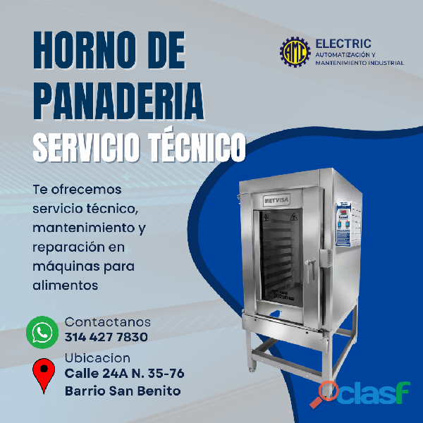 Servicio técnico horno de panadería