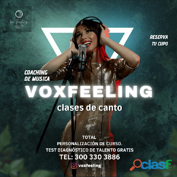 LAS MEJORES CLASES DE CANTO EN MEDELLIN DESCUENTO 2X1