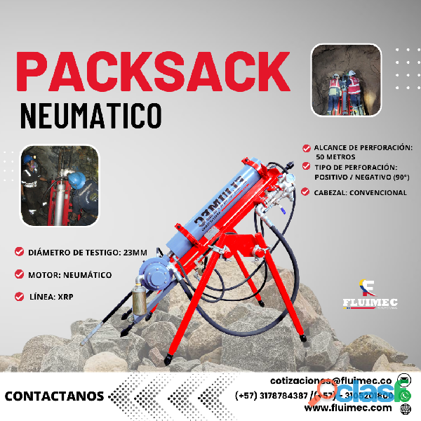 PACKSACK FL 50 EQUIPO DE PERFORACIÓN NEUMATICA