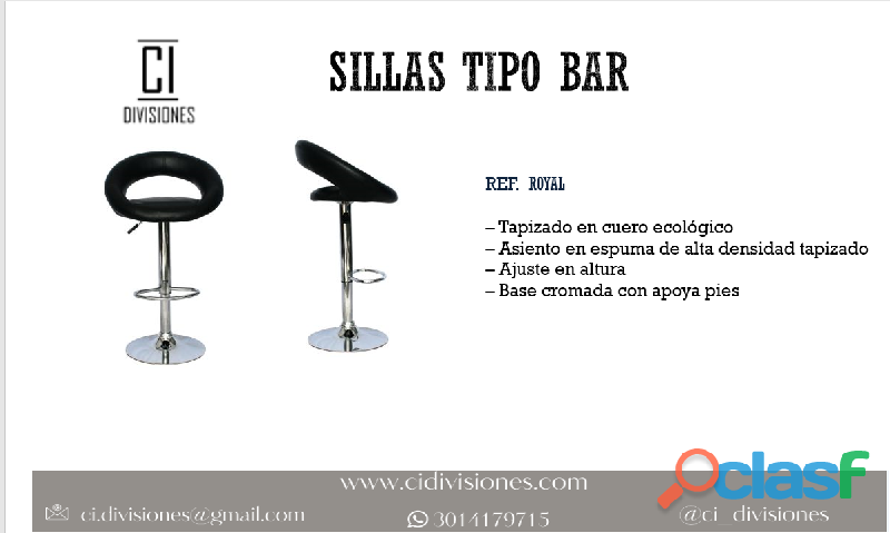 SILLAS DE OFICINA EN VENTA EN BOGOTÁ