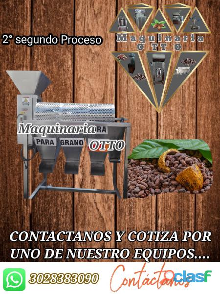 CLASIFICADORA DE CACAO PRENSA EXTRACTORA DE CACAO