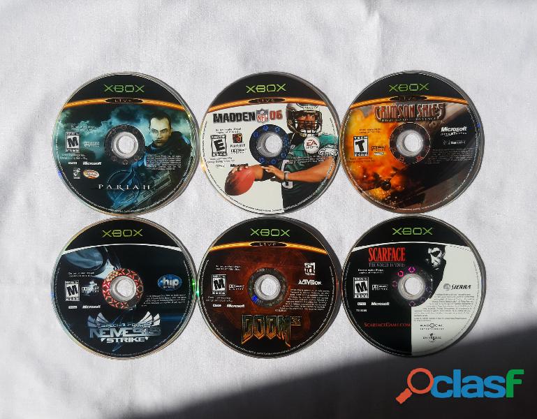 Juegos Xbox Clásico Solo discos