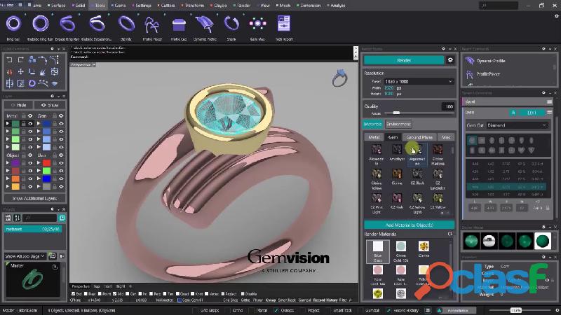 MatrixGold Programa Para Diseñar joyas en 3D
