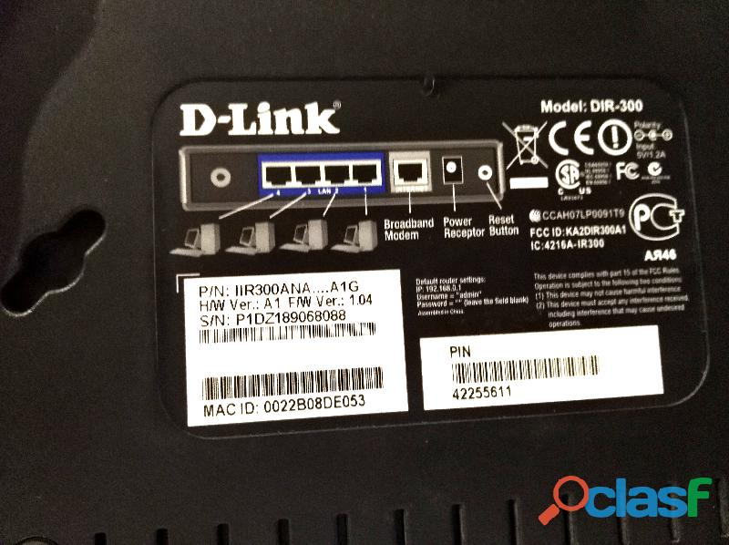Router d link repetidor de señal wi fi DIR 300 nuevo