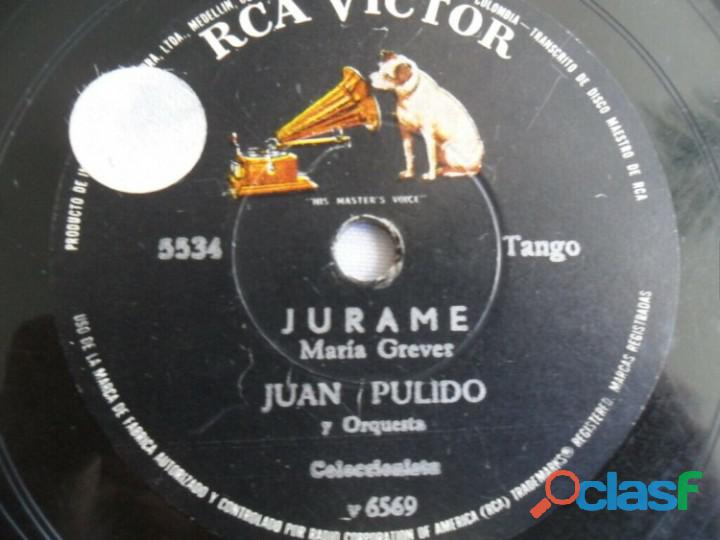 JUAN PULIDO Y ORQUESTA "JURAME"/CICATRICES" RCA VICTOR