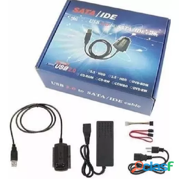Kit cable adaptador IDE SATA USB 2.0