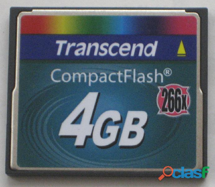 Memoria Compact Flash Transcend 4GB