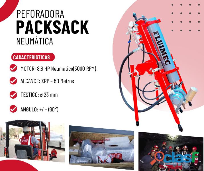 PERFORADORA PACKSACK NEUMATICA FL 50 EQUIPO INDISPENSABLE