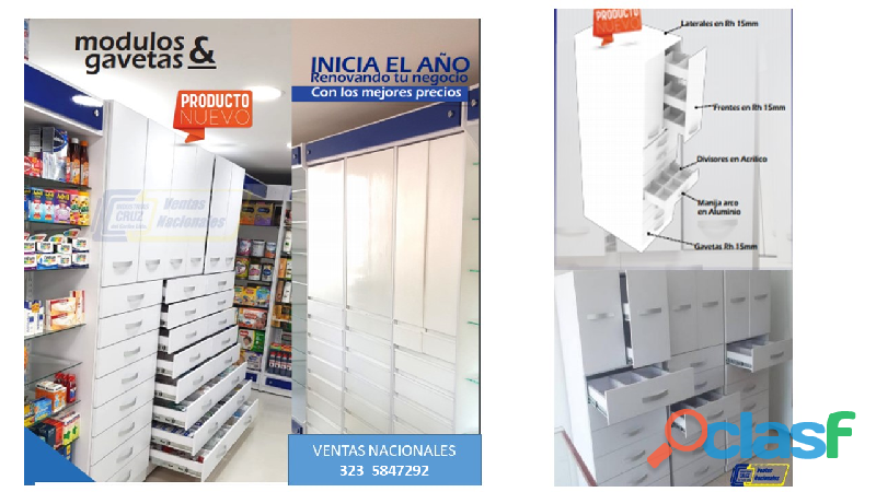 Archivador para almacenar medicamentos en Bogota