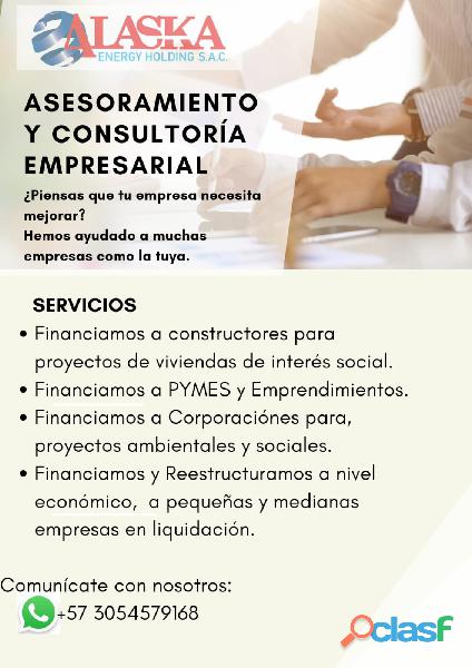 Financiamos tu proyecto , emprendimiento o PYMES.