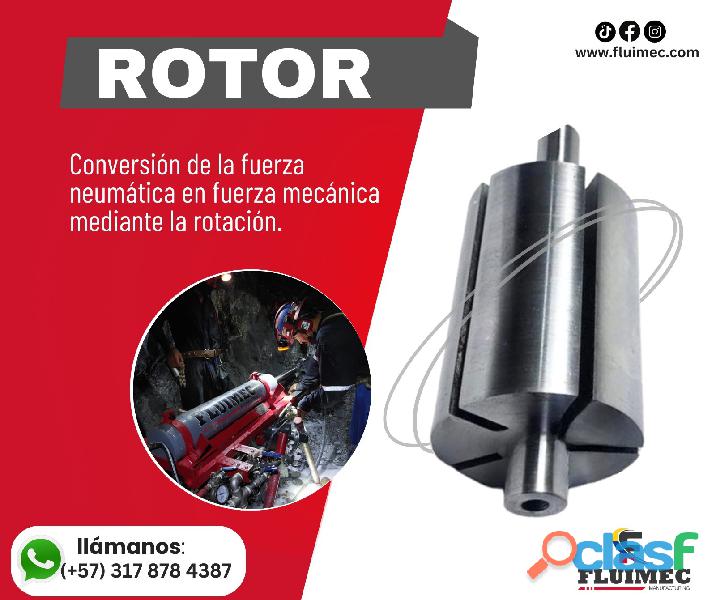 ROTOR PACKSACK NEUMATICA FL 50, MAQUINA VERSATIL PARA ROCA