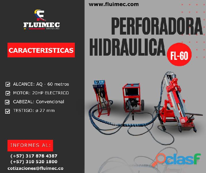 PERFORADORA HIDRAULICA FL 60 – PARA ACTIVIDADES DE