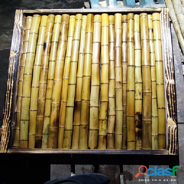 Biombos de bambu o caña brava