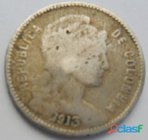 MONEDA COLOMBIA P/M 1913 CAT 526 PAPEL MONEDA KM 279