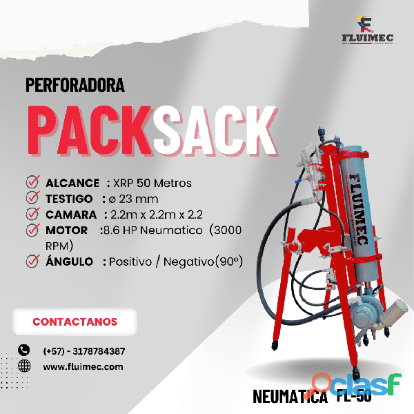 NEUMATICA PACKSACK FL 50 MAQUINARIA PARA MINERÍA,