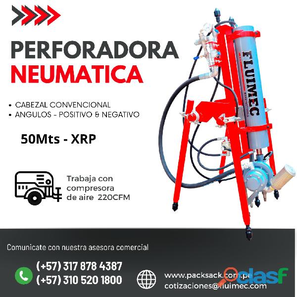 PERFORADORA NEUMATICA PACKSACK FL 50, MINERÍA – EQUIPO