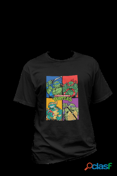 Camiseta estampada tortugas ninja