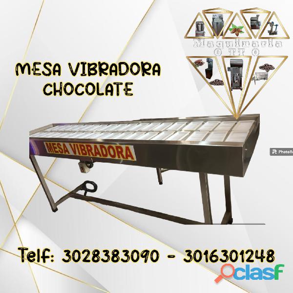 MESA VIBRADORA DE CHOCOLATE INDUSTRIAL