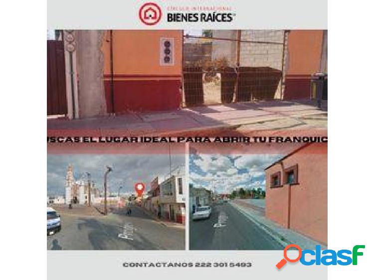 Terreno comercial ideal para franquicias en venta Papalotla