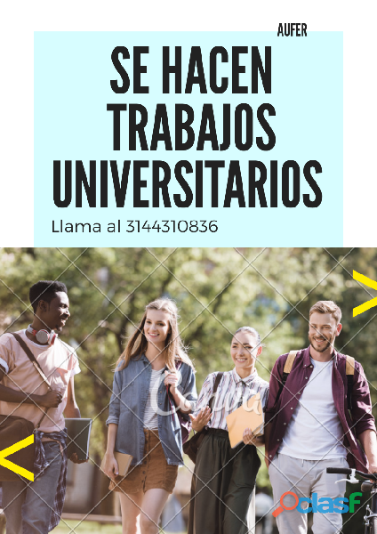 Hacen trabajos universitarios en Bogota