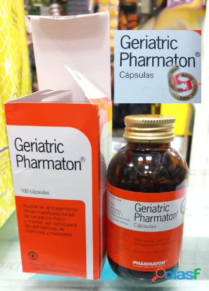 Multivitaminico Pharmaton geriátric 120 capsulas