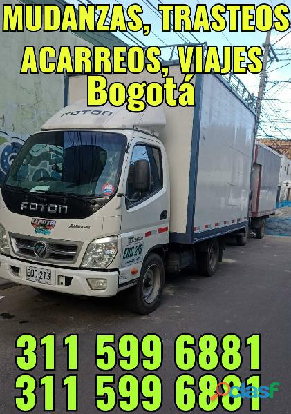 camion de mudanzas en Bogotá