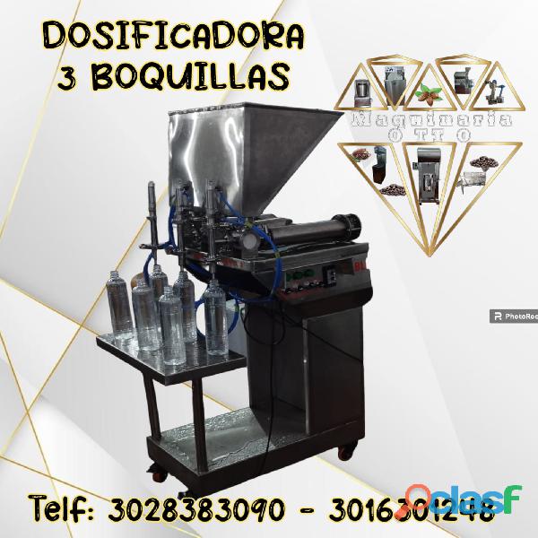 DOSIFICADORA DE 3 BOQUILLAS TRILLADORA DE CAFE
