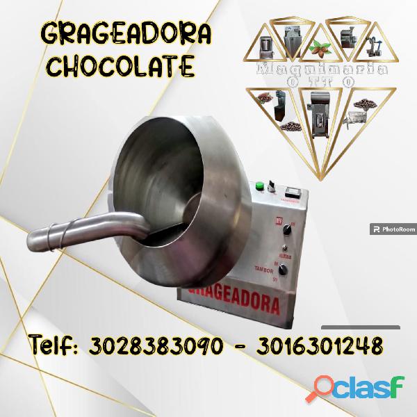 GRAGEADORA DE CHOCOLATE MESA VIBRADORA INDUSTRIAL