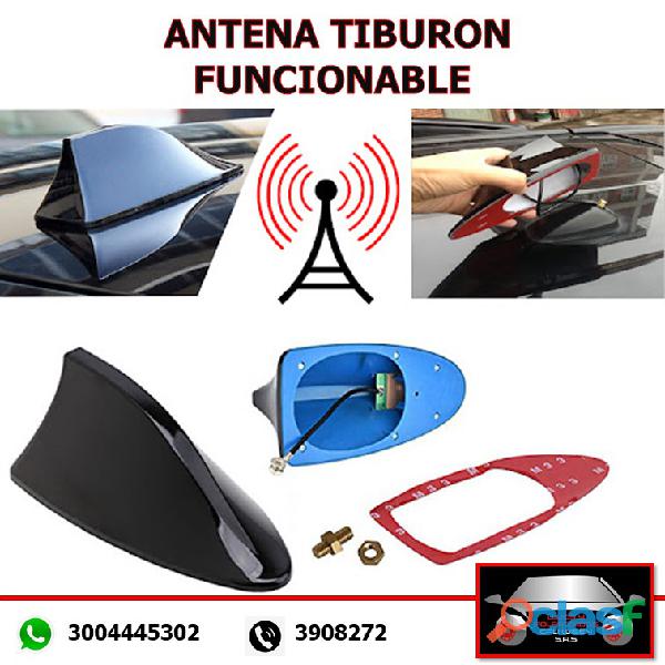 Antena tiburon funcionable para auto