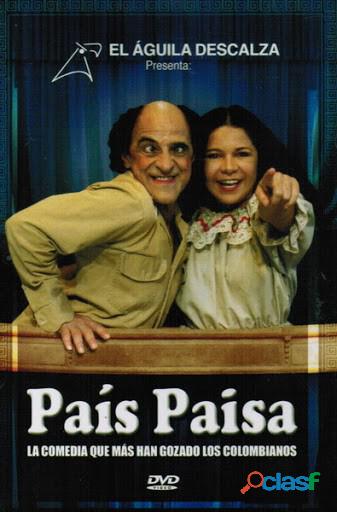 DVD:PAIS PAISA AGUILA DESCALZA COMEDIA COLOMBIA ORIGINAL