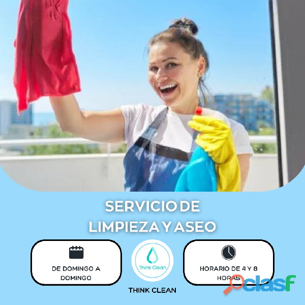 SERVICIO DE LIMPIEZA Y ASEO A DOMICILIO