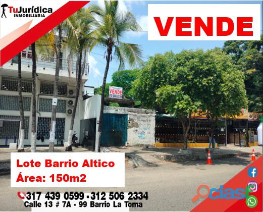 SE VENDE ESPECTACULAR LOTE BARRIO ALTICO NEIVA (HUILA COL)